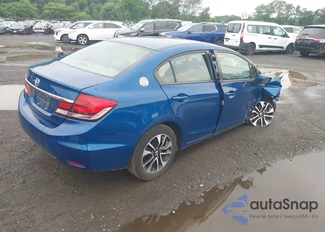 2013 Honda Civic Ex-L из США, поврежденный, VIN 2HGFB2F95DH540792